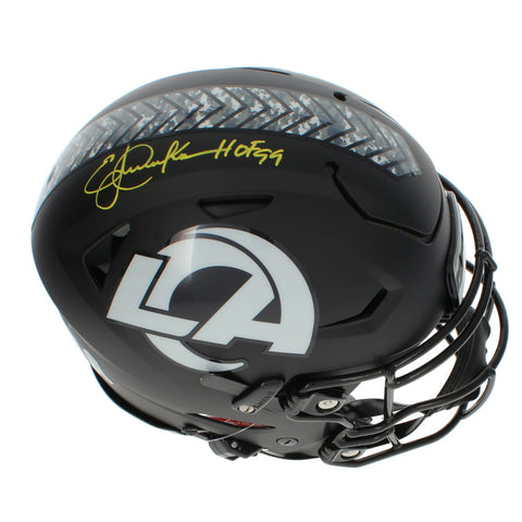 Eric Dickerson Autographed "HOF 99" Rams 2026 STS Speedflex Helmet Beckett