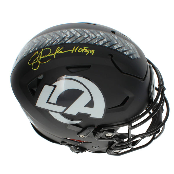 Eric Dickerson Autographed "HOF 99" Rams 2026 STS Speedflex Helmet Beckett