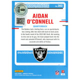 Aidan O'Connell Autographed 23 Donruss Rated Rookie #360 Card Beckett 53243