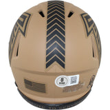 Julio Jones Autographed Atlanta Falcons 23 STS Mini Helmet Beckett Witness 51866