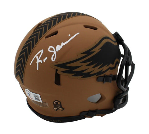 Ron Jaworski Signed Philadelphia Eagles Speed STS 2 NFL Mini Helmet