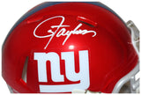 Lawrence Taylor Autographed New York Giants Flash Mini Helmet Beckett 36322