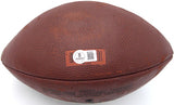 Marshawn Lynch & Matt Hasselbeck Autographed Football Seahawks Beckett BS30355