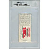 Michael Strahan Autographed New York Giants 2001 Ticket 22.5 Sacks Beckett 49829