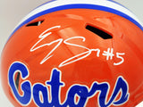 Emory Jones Autographed Florida Orange Full Size Speed Helmet PSA/DNA #AJ59448