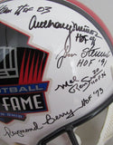 NFL Hall of Famers Multi-Signed (21) Full Size Replica Football Helmet 213067