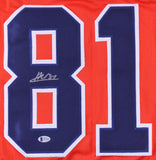 Yohann Auvitu Signed Oilers Jersey (Beckett COA) Playing career 2006-present