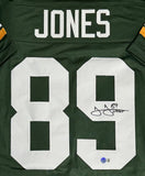 JAMES JONES Signed Replica Green Jersey - Green Bay Packers - JSA