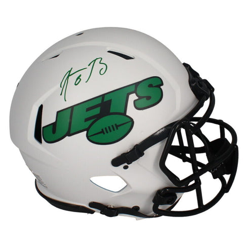 Aaron Rodgers Autographed Jets Lunar Eclipse Authentic Speed Helmet Fanatics