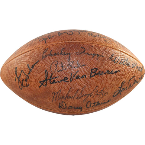 Dawson Csonka Van Buren +13 Autographed Wilson Rozelle NFL Football JSA 56051