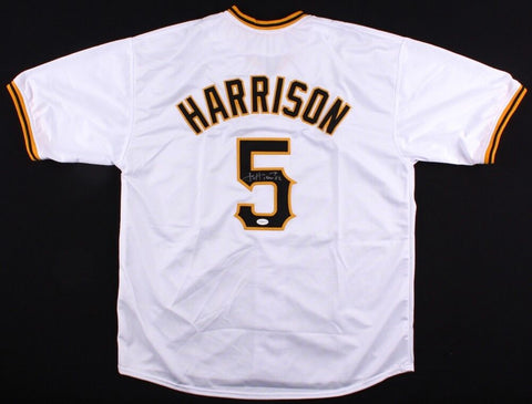 Josh Harrison Signed Pirates Display Jersey (TSE) 2x All-Star (2014, 2017)