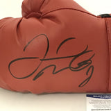 Autographed/Signed Floyd Mayweather Jr. Money Red Everlast Boxing Glove Beckett