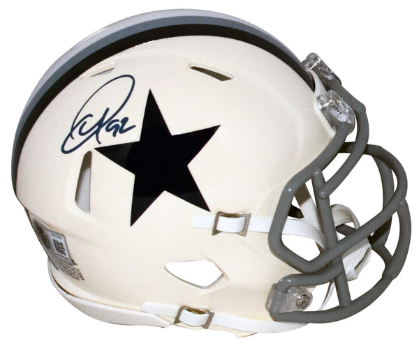 QUINNEN WILLIAMS SIGNED DALLAS COWBOYS RETRO SPEED MINI HELMET BECKETT