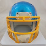 DARREN SPROLES SIGNED CHARGERS FLASH SPEED MINI HELMET BECKETT QR