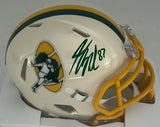Packers JORDY NELSON Signed Riddell RETRO Speed Mini Helmet AUTO - BAS