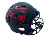 Patriots Tedy Bruschi Autographed Signed Eclipse F/S Speed Helmet - Beckett