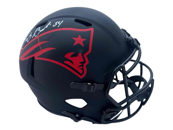 Patriots Tedy Bruschi Autographed Signed Eclipse F/S Speed Helmet - Beckett