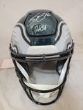 SAQUON BARKLEY SIGNED PHILADELPHIA EAGLES SPEEDFLEX HELMET "2K SA" BAS