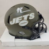 MALACHI CORLEY SIGNED NEW YORK JETS STS SPEED MINI HELMET BECKETT QR