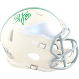 Brian Dawkins Signed Philadelphia Eagles Mini Helmet Retro Beckett Witness 58588