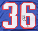 Lawyer Milloy Signed New England Patriots Jersey (Beckett) 4xTime Pro Bowl D.B.