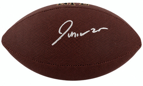 Junior Colson Signed Wilson Super Grip Full Size NFL Football - (SCHWARTZ COA)