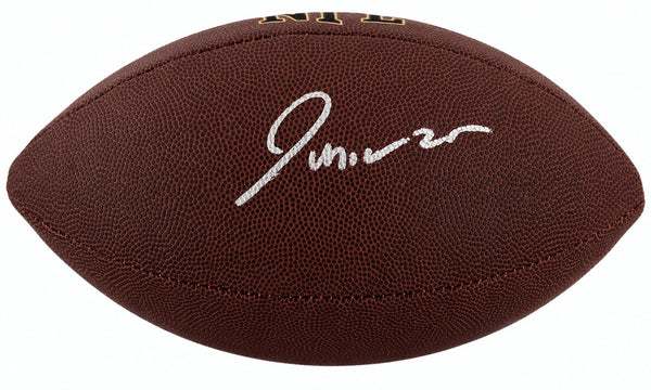 Junior Colson Signed Wilson Super Grip Full Size NFL Football - (SCHWARTZ COA)