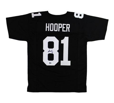 Austin Hooper Signed Las Vegas Custom Black Jersey