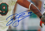Jason Taylor HOF Miami Dolphins Signed/Auto 16x20 Photo Framed Beckett 166341