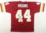 John Riggins Signed Redskins Mitchell & Ness Authentic Jersey Inscribed "HOF 92"