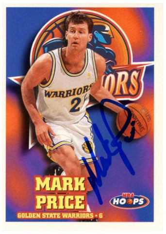Mark Price Autographed/Signed 97-98 Hoops #55 Trading Card Beckett 52512