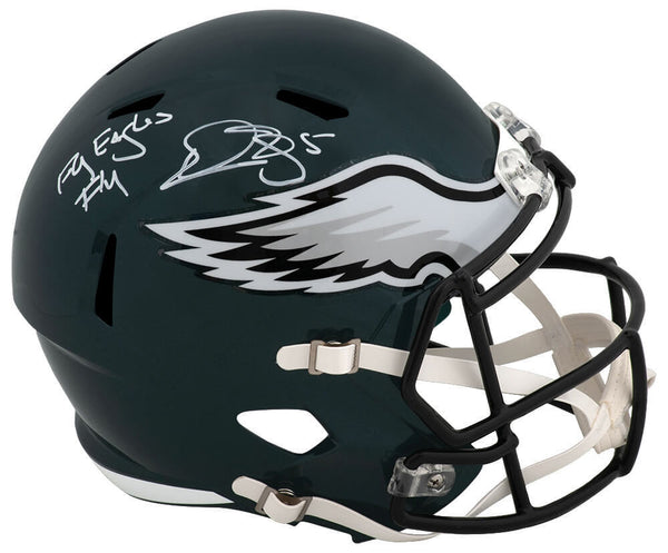Donovan McNabb Signed Eagles Riddel F/S Rep Helmet w/Fly Eagles - (SCHWARTZ COA)