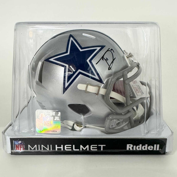 Autographed/Signed Trevon Diggs Dallas Cowboys Mini Football Helmet JS – Super Sports Center