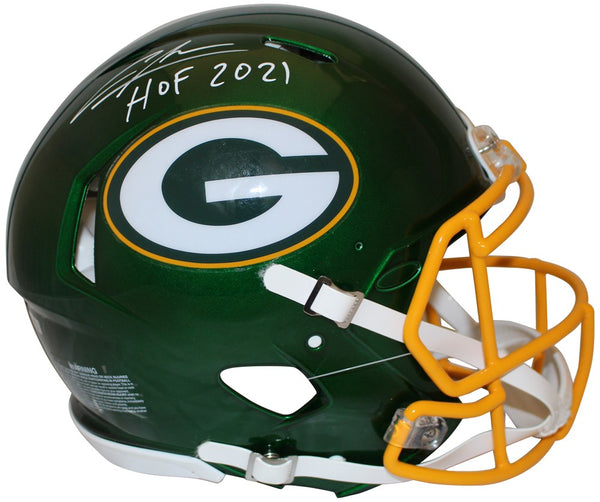 Charles Woodson Autographed Green Bay Packers Pro Flash Helmet Fanatics 36031