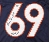 Mark Schlereth Signed Broncos Jersey Inscribed "Back to Back Champs" (Beckett)