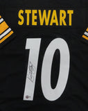 Steelers KORDELL STEWART Signed Custom Replica Black Pittsburgh Jersey AUTO BAS