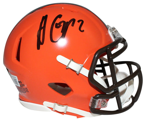 Amari Cooper Signed Cleveland Browns Speed Mini Helmet Beckett 40627