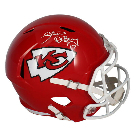 Steve Deberg Autographed Kansas City Chiefs Full Size Speed Helmet Beckett