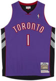 Tracy McGrady Toronto Raptors Signed 1999 Mitchell & Ness Jersey w/HOF 17 Insc
