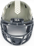 Devon Witherspoon Auto Seahawks Green Salute To Service Speed Mini Helmet