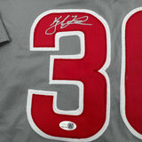Autographed/Signed Kyle Tucker Chicago Grey Baseball Jersey JSA COA