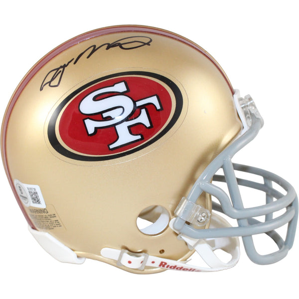 Joe Montana Autographed San Francisco 49ers VSR4 Mini Helmet Beckett 53161