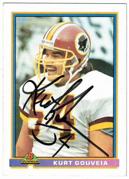 Kurt Gouveia Autographed/Signed 1991 Bowman #540 Trading Card 46250