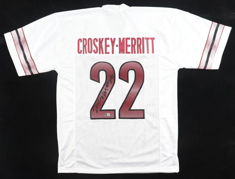 Jacory Croskey Merritt Signed Washington Commanders Jersey (Beckett) Running Bck