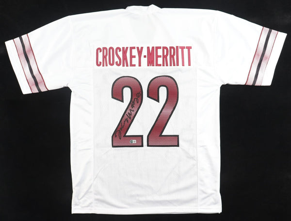 Jacory Croskey Merritt Signed Washington Commanders Jersey (Beckett) Running Bck
