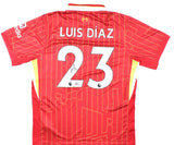 Luis Diaz Signed Liverpool FC Home Red Soccer Jersey #23 - Beckett Hologram