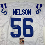 Autographed/Signed Quenton Nelson Indianapolis White Jersey JSA COA