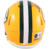 Sterling Sharpe Autographed Green Bay Packers Helmet Mini w/HOF Beckett 58526