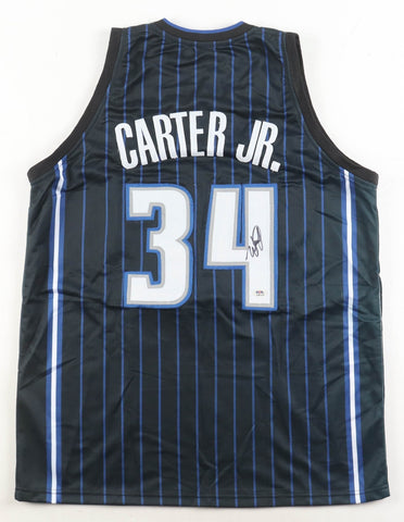 Wendell Carter Jr Signed Orlando Magic Pinstriped Jersey (PSA) 2018 1st Round Pk