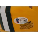 AJ Dillon Autographed/Signed Green Bay Packers Mini Helmet Beckett 46640